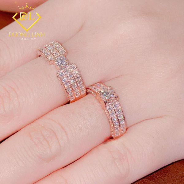 Nhẫn Cưới Cặp Kim Cương – N191